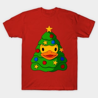 Christmas Tree Rubber Duck T-Shirt
